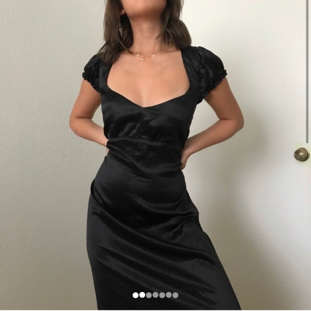 Black Silk Reformation Dress!